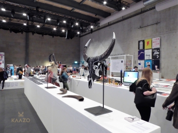 Kaazo skull at Grafik16 exhibition Zurich Switzerland