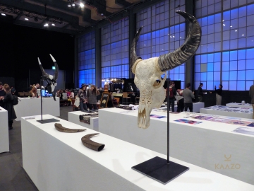 Kaazo skull at Grafik16 exhibition Zurich Switzerland
