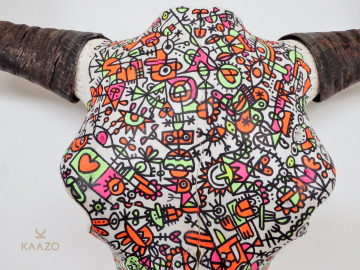 Fredinko x Kaazo Yak Skull Pop Art