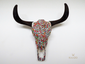 Fredinko x Kaazo Yak Skull Pop Art